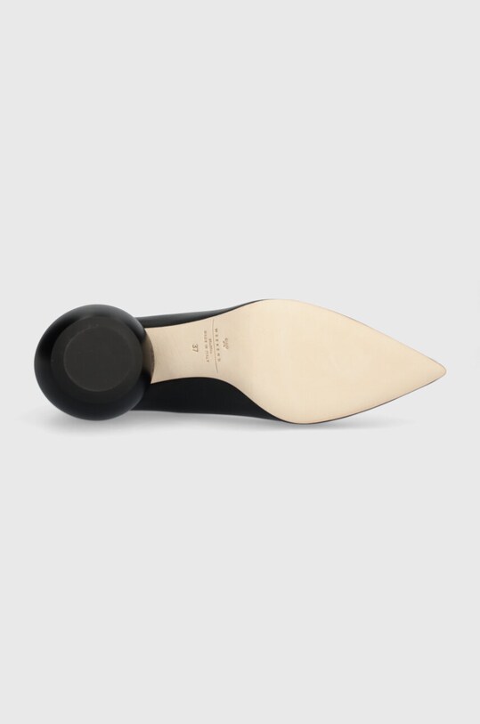 Kožené lodičky Weekend Max Mara Jock 2415521074600.BLACK černá