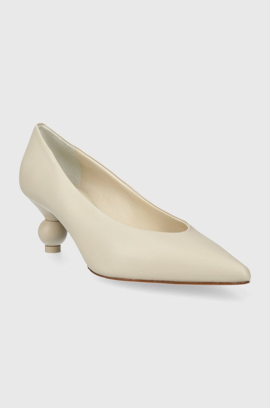 Weekend Max Mara pantofi de piele Renza 2415521114600.IVORY bej SS24