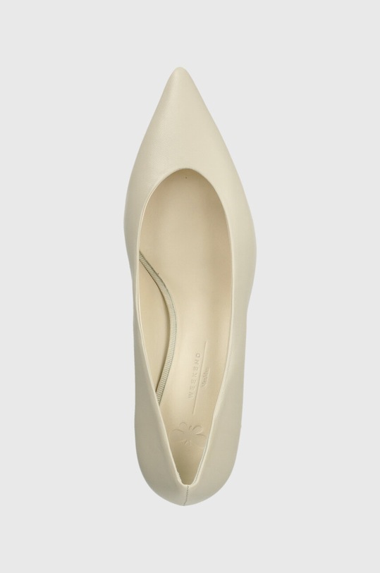 Weekend Max Mara pantofi de piele Renza bej 2415521114600.IVORY