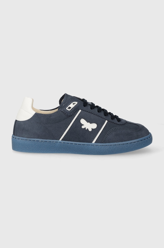Weekend Max Mara sneakers din piele intoarsă Pacocolor plată albastru 2415761094600.L.BLUE
