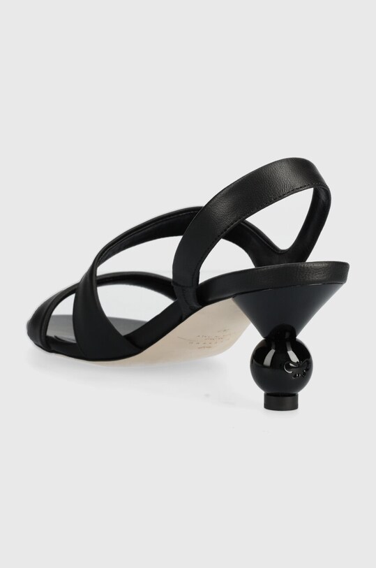 Obuwie Weekend Max Mara sandały skórzane Zigano 2415521015600.BLACK czarny