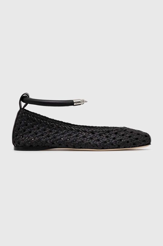 Weekend Max Mara baleriny skórzane Assunta 2415521215600.BLACK czarny SS24