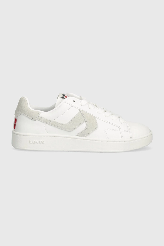 Levi's sneakers SWIFT S piele întoarsă alb 235659.51