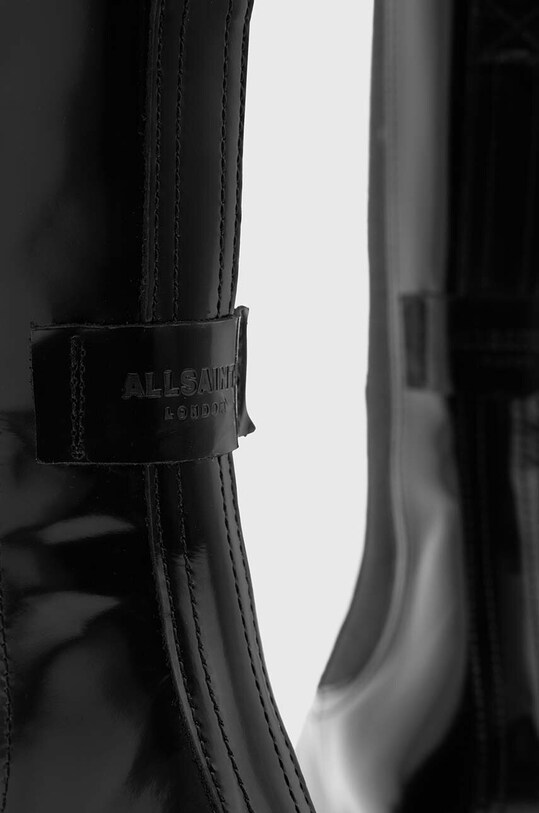 Încălțăminte AllSaints cizme de piele Lottie WF547Z negru
