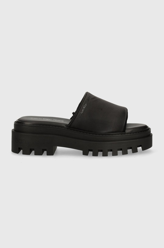Calvin Klein Jeans klapki TOOTHY COMBAT SANDAL IN DC YW0YW01339 czarny SS24