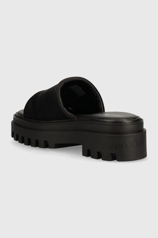 Boty Pantofle Calvin Klein Jeans TOOTHY COMBAT SANDAL IN DC YW0YW01339 černá