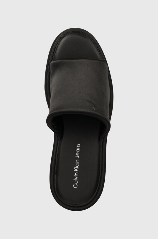 Pantofle Calvin Klein Jeans TOOTHY COMBAT SANDAL IN DC černá YW0YW01339