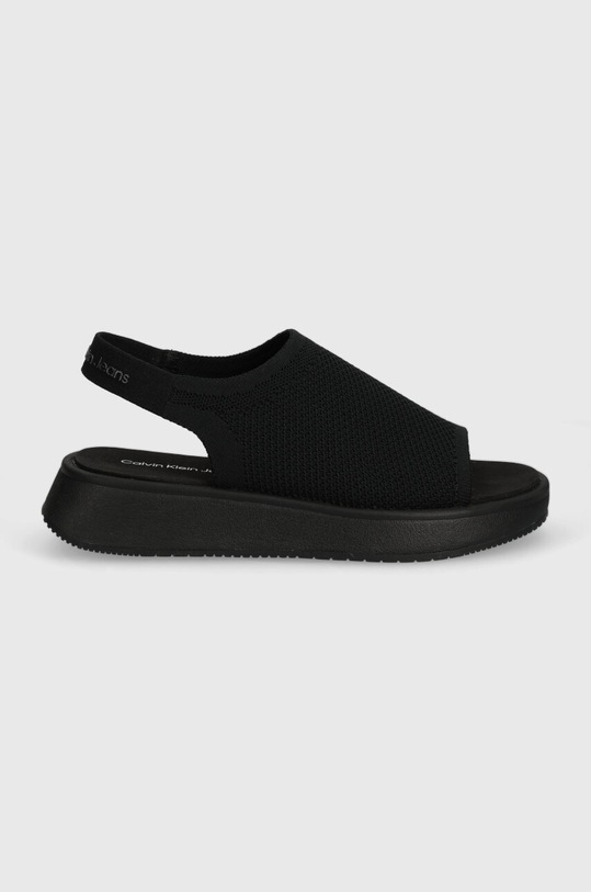 Calvin Klein Jeans sandale SLING KNIT SANDAL MG UC YW0YW01346 negru SS24
