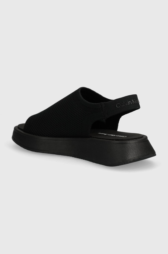 Încălțăminte Calvin Klein Jeans sandale SLING KNIT SANDAL MG UC YW0YW01346 negru