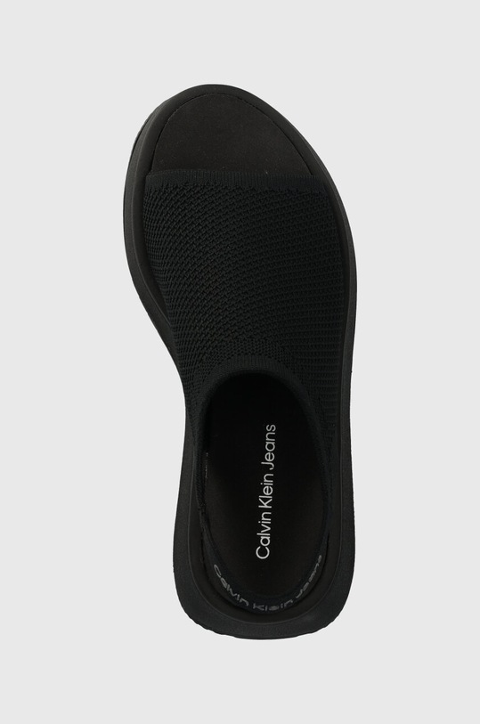Calvin Klein Jeans sandale SLING KNIT SANDAL MG UC negru YW0YW01346