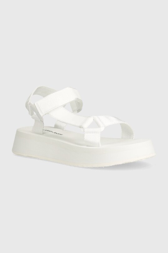 Сандалі Calvin Klein Jeans SANDAL VELCRO WEBBING DC платформа білий YW0YW01353