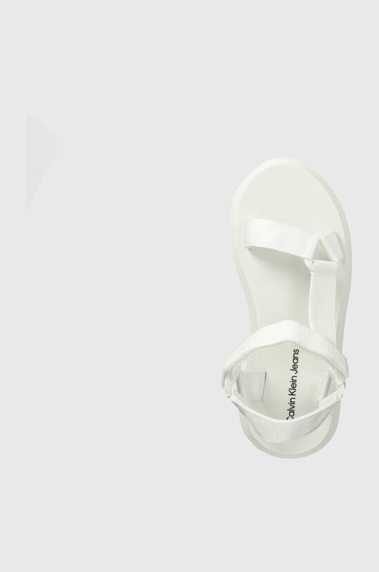 Сандалі Calvin Klein Jeans SANDAL VELCRO WEBBING DC білий YW0YW01353