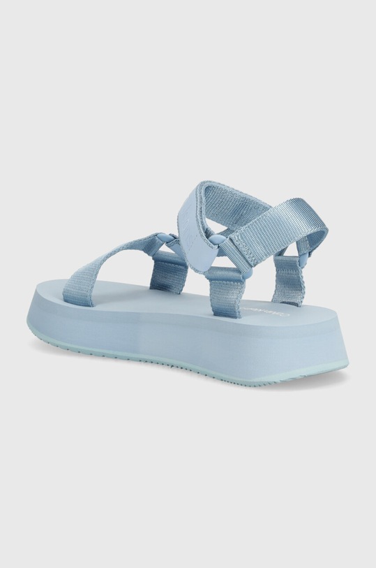 Obuwie Calvin Klein Jeans sandały SANDAL VELCRO WEBBING DC YW0YW01353 niebieski