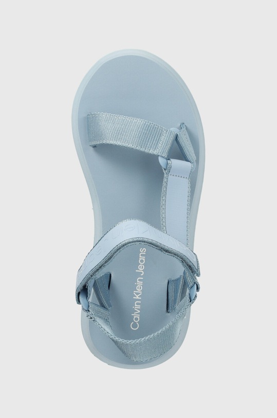 Calvin Klein Jeans sandały SANDAL VELCRO WEBBING DC niebieski YW0YW01353