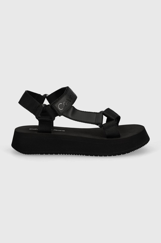 Сандалии Calvin Klein Jeans SANDAL VELCRO WEBBING DC YW0YW01353 чёрный SS24