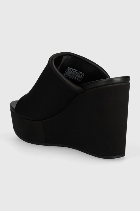 Взуття Шльопанці Calvin Klein Jeans WEDGE SANDAL SAT NYL DC YW0YW01359 чорний