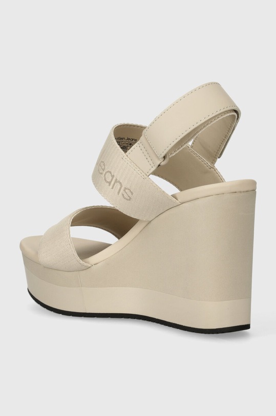 Încălțăminte Calvin Klein Jeans sandale WEDGE SANDAL WEBBING IN MR YW0YW01360 bej