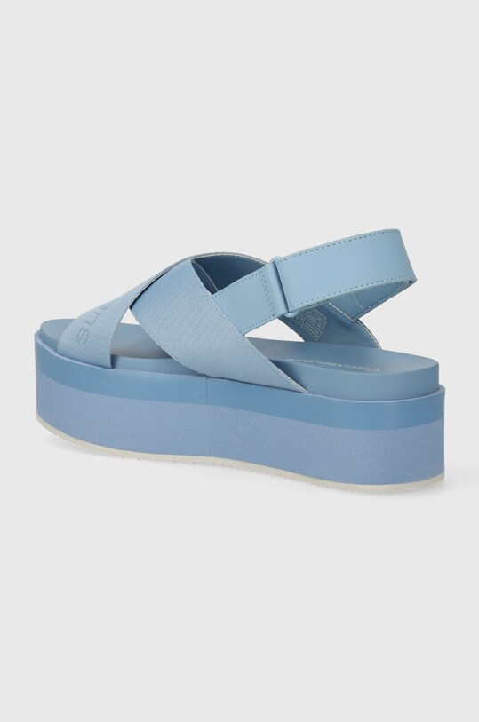 Взуття Сандалі Calvin Klein Jeans FLATFORM SANDAL SLING IN MR YW0YW01362 блакитний