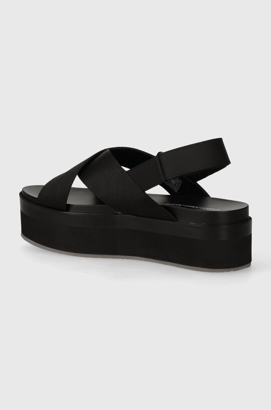 Obuwie Calvin Klein Jeans sandały FLATFORM SANDAL SLING IN MR YW0YW01362 czarny