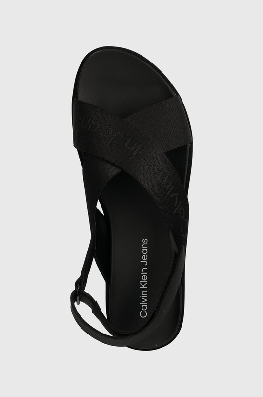 Calvin Klein Jeans sandały FLATFORM SANDAL SLING IN MR czarny YW0YW01362