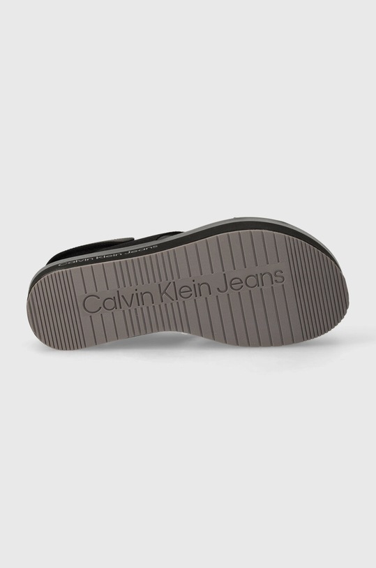 Calvin Klein Jeans sandały FLATFORM SANDAL SLING IN MR YW0YW01362 czarny