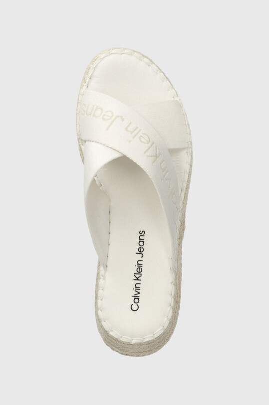 Шлепанцы Calvin Klein Jeans SPORTY WEDGE ROPE SANDAL MR белый YW0YW01364