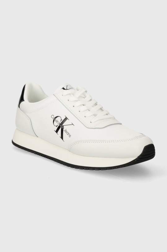 Кросівки Calvin Klein Jeans RUNNER LOW LACE MIX ML MET YW0YW01370 білий SS24