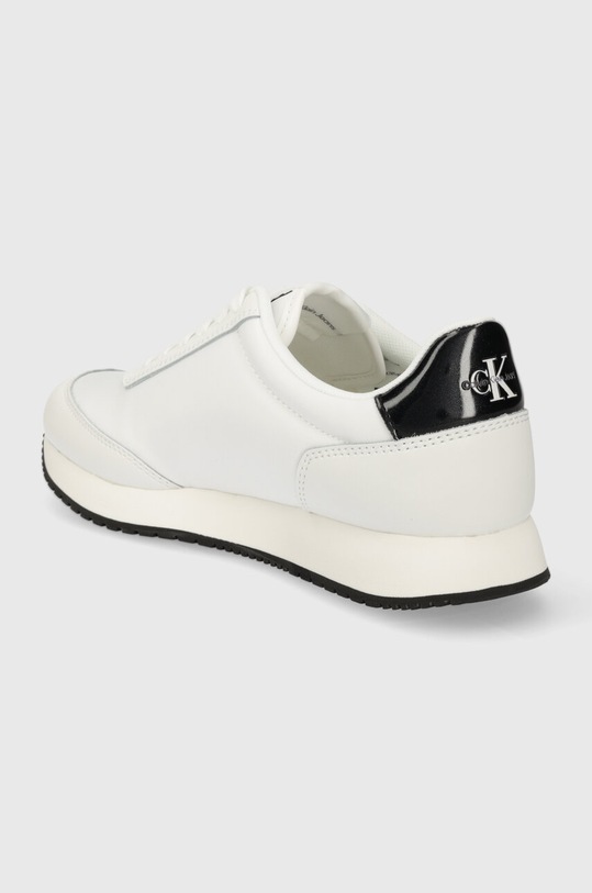 Взуття Кросівки Calvin Klein Jeans RUNNER LOW LACE MIX ML MET YW0YW01370 білий