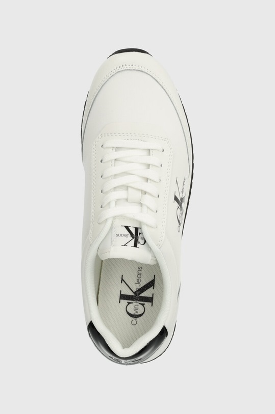 Кросівки Calvin Klein Jeans RUNNER LOW LACE MIX ML MET білий YW0YW01370