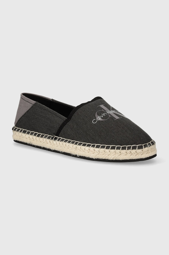 Calvin Klein Jeans espadrile ESPADRILLE ML BTW textil negru YW0YW01376