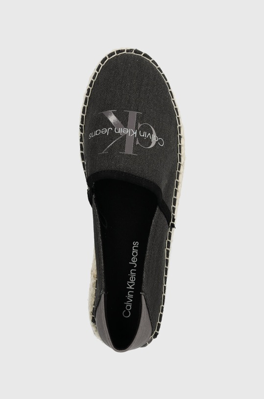 Calvin Klein Jeans espadrile ESPADRILLE ML BTW negru YW0YW01376