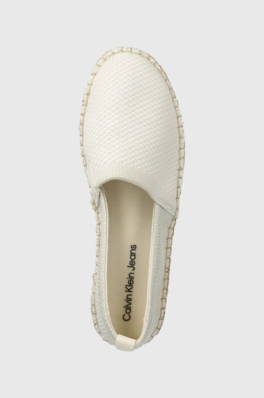 Espadrilky Calvin Klein Jeans PLATFORM ESPADRILLE UC bílá YW0YW01377