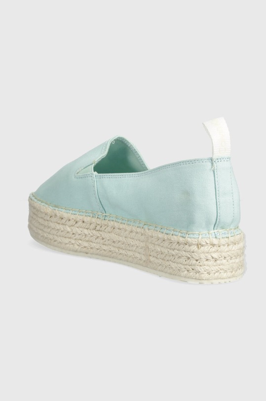 Obuwie Calvin Klein Jeans espadryle PLATFORM ESPADRILLE ML BTW YW0YW01378 niebieski
