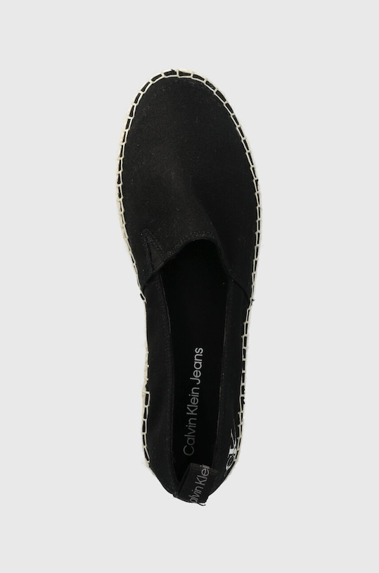 Calvin Klein Jeans espadryle PLATFORM ESPADRILLE ML BTW czarny YW0YW01378