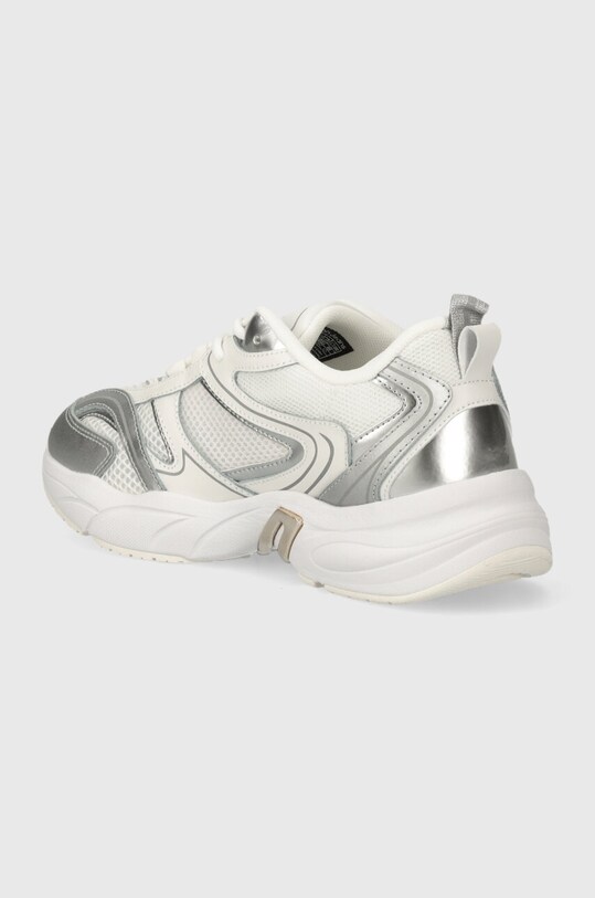 Boty Tenisky Calvin Klein Jeans RETRO TENNIS LOW LACE MH ML MR YW0YW01381 stříbrná