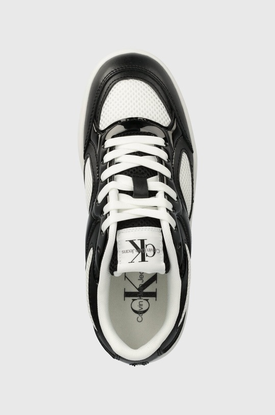 Tenisice Calvin Klein Jeans BASKET CUPSOLE LOW MIX IN MET crna YW0YW01387