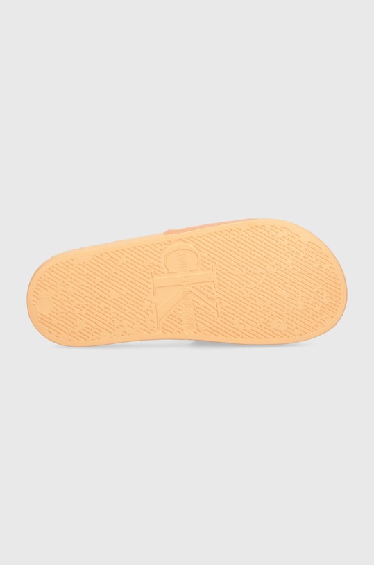 Шльопанці Calvin Klein Jeans SLIDE TPU JELLY MG WN YW0YW01402 помаранчевий