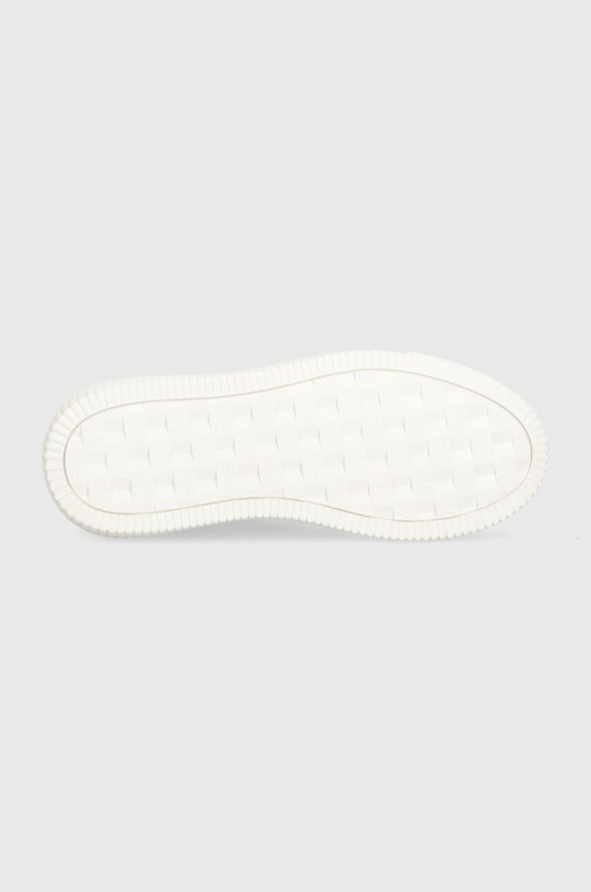 Kožené tenisky Calvin Klein Jeans CHUNKY CUPSOLE YW0YW01410 bílá