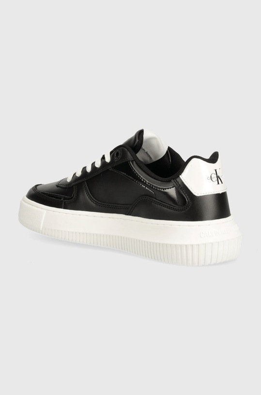 Obuwie Calvin Klein Jeans sneakersy skórzane CHUNKY CUPSOLE YW0YW01410 czarny