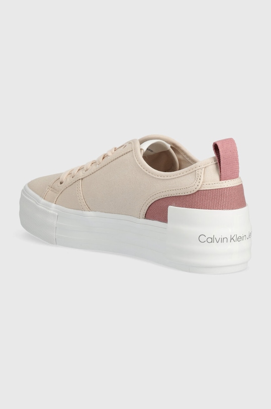 Obuwie Calvin Klein Jeans tenisówki BOLD VULC FLATF LOW CS ML BTW YW0YW01412 różowy