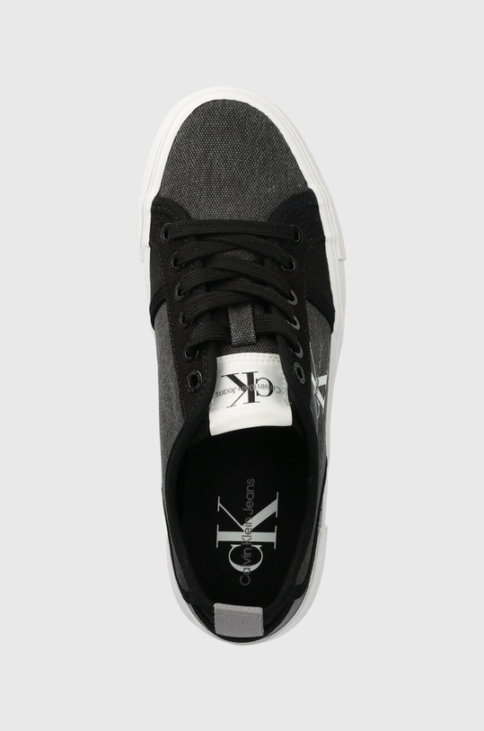 Calvin Klein Jeans tenisówki BOLD VULC FLATF LOW CS ML BTW czarny YW0YW01412