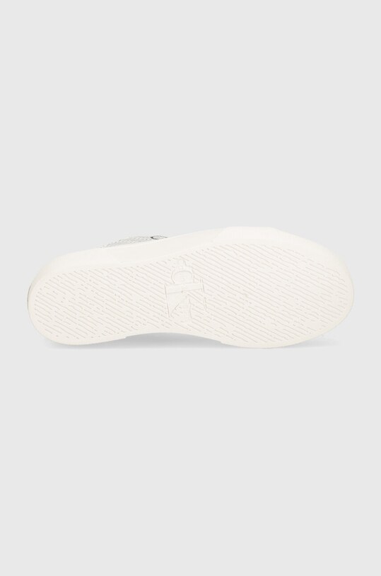 Tenisky Calvin Klein Jeans FLATFORM+ CUPSOLE LOW LACE CS MR YW0YW01420 biela