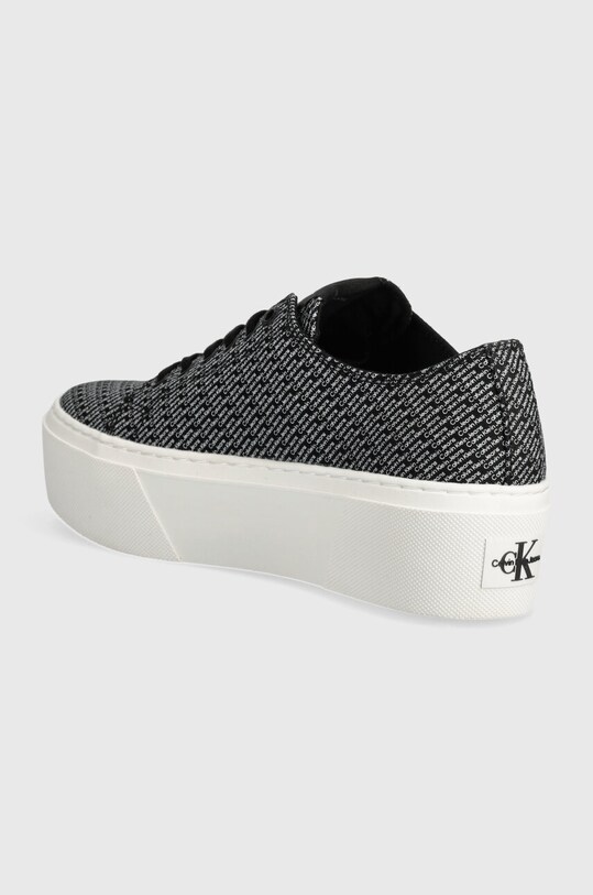 Взуття Кеди Calvin Klein Jeans FLATFORM+ CUPSOLE LOW LACE CS MR YW0YW01420 чорний