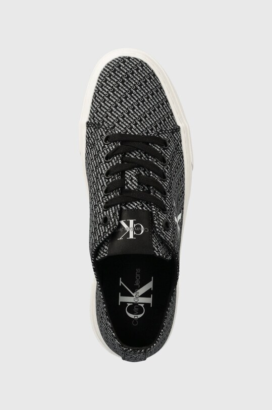 Кеды Calvin Klein Jeans FLATFORM+ CUPSOLE LOW LACE CS MR чёрный YW0YW01420