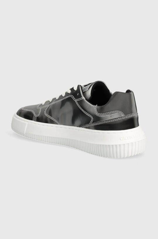Boty Tenisky Calvin Klein Jeans CHUNKY CUPSOLE LOW LACE MG DC YW0YW01429 stříbrná