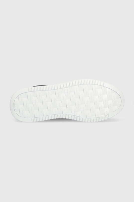 Tenisky Calvin Klein Jeans BOLD PLATF LOW LACE LTH ML MET YW0YW01431 čierna