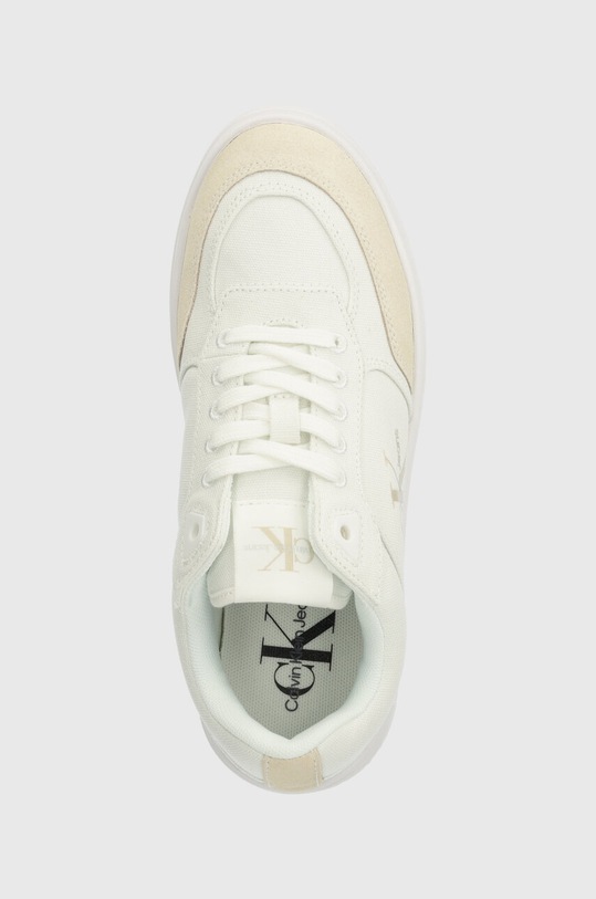Calvin Klein Jeans sneakers BOLD PLATF LOW LACE MIX ML BTW alb YW0YW01433