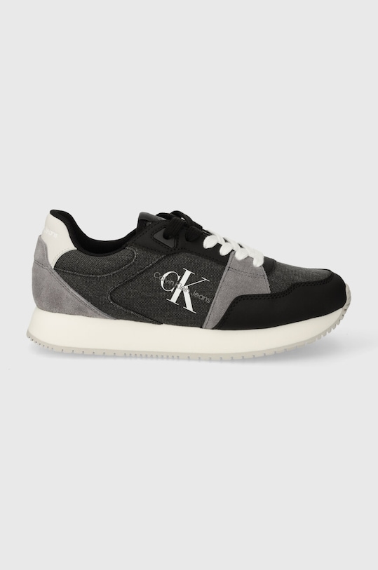 Calvin Klein Jeans sneakers RUNNER LOW LACE MIX ML BTW sintetic negru YW0YW01436