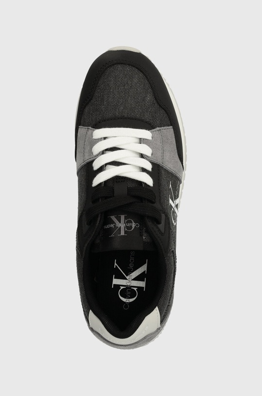 Кросівки Calvin Klein Jeans RUNNER LOW LACE MIX ML BTW чорний YW0YW01436