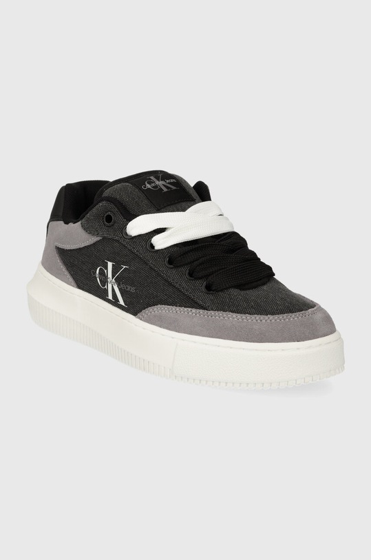 Кросівки Calvin Klein Jeans CHUNKY CUPSOLE LACE SKATER BTW YW0YW01452 чорний SS24